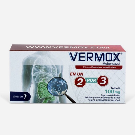 vermox mebendazolo